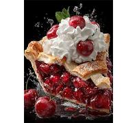 Puzzle 1314 Piezas, Pastel de Cerezas y Frutas Puzzles para Adultos,Rompecabezas de Adultos, Juguetes de Regalo Entretenimento Puzzle, Juego de Rompecabezas