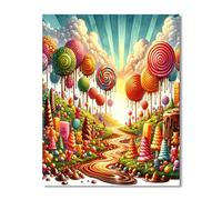 Puzzle 1314 Piezas, Río Candy Puzzles para Adultos,Rompecabezas de Adultos, Juguetes de Regalo Entretenimento Puzzle, Juego de Rompecabezas