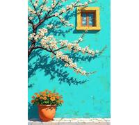 Puzzle 150 Piezas Adultos Flores Calle, Juego Educativo, Entretenimiento Creativo, Rompecabezas Difícil, Puzzle para Adultos 150 Piezas 35 x 25 cm