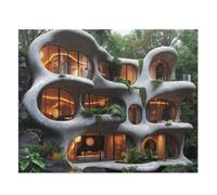 Puzzle 150 Piezas Arquitectura Árbol Puzzles Juguete desafío y Juego Educativo Rompecabezas para Adultos Puzzles para Adultos 150 Piezas 35 x 25 cm