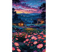Puzzle 150 Piezas Campos Flores Campo, 35x25 cm, Rompecabezas Imposible, Ejercita Paciencia y Concentración, Puzzle de 150 Piezas para Adultos