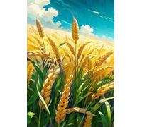 Puzzle 150 Piezas Campos Trigo, 35x25 cm, Rompecabezas Imposible, Ejercita Paciencia y Concentración, Puzzle de 150 Piezas para Adultos