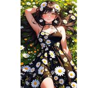 Puzzle 150 Piezas Niña Las Margaritas Puzzle, Desarrolla la Logica y la Observaciòn, Ejercita Paciencia Puzzles Adultos 150 Piezas 35 x 25 cm