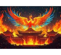 Puzzle 1500 Pieces Fenice colorata Impossible Rompecabezas Juego Educativo Puzzle Madera Adultos para Adultos Y NiñOs A Partir De 14, Ejercer La Capacidad De Pensamiento LóGico, Regalos Festival C-6