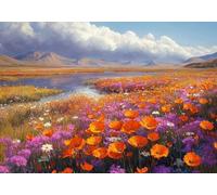Puzzle 1500 Pieces Fiori del paesaggio Impossible Rompecabezas Juego Educativo Puzzle Madera para Adultos Y NiñOs A Partir De 14, Ejercer La Capacidad De Pensamiento LóGico, Regalos Festival Q-0
