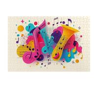 Puzzle 1500 Piezas Abstracto Puzzles Nota Medidas 87x57cm Rompecabezas para Adultos Entretenimiento Creativo, Divertido Clásico Rompecabezas Juguetes Educativos Regalos Originales para Mujer C-27