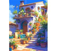 Puzzle 1500 Piezas Adultos Arte, Rompecabezas Entretenimiento Creativo, Diversión DIY, Puzzles Clásicos para Adultos, Colorido y con Jardín de Plantas-Motivo