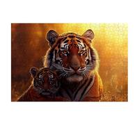Puzzle 1500 Piezas Adultos Atardecer Puzzle para Adultos Tigre Rompecabezas Juguetes Educativos Regalos Originales para Mujer Rompecabezas Entretenimiento Creativo Divertido Familia Juego 87x57cm L-93
