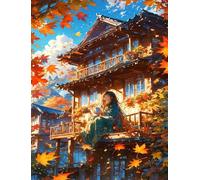 Puzzle 1500 Piezas Adultos Ciudad Hoja Arce, Juego Educativo, Entretenimiento Creativo, Rompecabezas Difícil, Puzzle para Adultos 1500 Piezas 87 x 57 cm