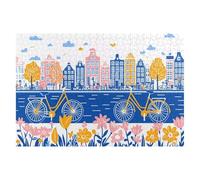 Puzzle 1500 Piezas Adultos Ciudades Puzzle para Adultos Paisajes Rompecabezas Juguetes Educativos Regalos Originales para Mujer, Rompecabezas Entretenimiento Creativo, Home Decoration 87x57cm H-93