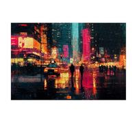 Puzzle 1500 Piezas Adultos Ciudades Puzzle para Adultos Vintage Rompecabezas Juguetes Educativos Regalos Originales para Mujer Rompecabezas Entretenimiento Creativo Clásico Familia Juego 87x57cm G-24