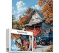 Puzzle 1500 Piezas Adultos, Cortijo Puzzle Auto Patrón Diseño, 87x57cm Gran Formato HD Color Jigsaw Adultos, DIY Artesanía Embalaje de Caja de Regalo, Home Room Wall Decor Regalo Mujer Hombre,Model805