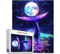 Puzzle 1500 Piezas Adultos, Luna Puzzle Sueño Patrón Diseño, 87x57cm Gran Formato HD Color Jigsaw Adultos, DIY Artesanía Embalaje de Caja de Regalo, Home Room Wall Decor, Regalo Mujer Hombre, Model691
