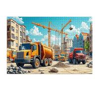 Puzzle 1500 Piezas Adultos, Puzzle 1500 Piezas de Madera, Rompecabezas para Adultos Ciudad Patrón, Rompecabezas Desafiante para Toda la Familia, Regalos Originales para Mujer Hombre, Tema: Auto, F-60