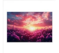 Puzzle 1500 Piezas Adultos Puzzle Atardecer Flor Rompecabezas Adultos XXL 87 x 57cm, Impossible Rompecabezas, Jigsaw Arte Juego Educa Familiar Aliviar El Estrés, Regalos para Hombres y Mujeres W-7