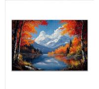 Puzzle 1500 Piezas Adultos Puzzle Paisaje Otoño Rompecabezas Adultos XXL 87 x 57cm, Impossible Rompecabezas, Jigsaw Arte Juego Educa Familiar Aliviar El Estrés, Regalos para Hombres y Mujeres L-9