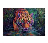 Puzzle 1500 Piezas Adultos, Puzzle Tigre con Caja para Adultos, DIY Rompecabezas Madera, Rompecabezas Desafiante para Toda la Familia, Regalos Originales para Mujer, Regalo Hombres, Tema: Animal R-18