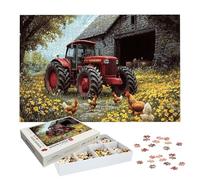 Puzzle 1500 Piezas Adultos, Puzzle Tractor con Exquisita Caja de Embalaje, 1500 Piezas Rompecabezas Desafiante para Adultos, Rompecabezas Granja para Toda la Familia, Regalo Mujer y Hombres, -8978