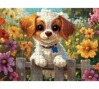 Puzzle 1500 Piezas Adultos, Rompecabezas de Madera 87 x 57 cm Puzzle - Un Desafío Divertido para Familia y Amigos, Actividad Creativa y Regalo Educativo, Decor Paredes, Perro Dibujos Animados f0-231