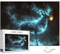 Puzzle 1500 Piezas Adultos, Sueño Puzzle Alce Patrón Diseño, 87x57cm Gran Formato HD Color Jigsaw Adultos, DIY Artesanía Embalaje de Caja de Regalo, Home Room Wall Decor, Regalo Mujer Hombre, Model493