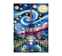 Puzzle 1500 Piezas Adultos Torre Eiffel Acuarela, Educativo Intelectual Descompresión Divertido Juego Familiar, Rompecabezas 1500 Piezas 87 x 57 cm
