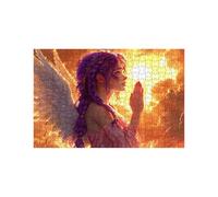 Puzzle 1500 Piezas, Ángel Puzzle 1500 Piezas Madera 60x90 Cm con Caja de Papel de Colores y Bolsa de Malla Portátil, Rompecabezas Clásico Mujer para Primavera Decoracion Pared y Regalo Mujer LZPT00710