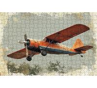 Puzzle 1500 Piezas AvióN, Puzzle 1500 Piezas Adulto Paisaje, Rompecabezas de Madera para Adultos 90x60 CM, Puzzles para Toda la Familia Cuadros Decoracion Salon Modernos Regalo Mujer Hombre RXPT-9472