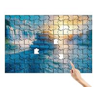 Puzzle 1500 Piezas Bote, Rompecabezas Adultos, Juegos Educativos Familiares, Desafía el Puzzle Caer Creativo, Conjunto Colorido e Interesante con Caja para Regalo Mujer Decoracion Habitacion P-4