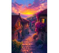 Puzzle 1500 Piezas Calle Ciudad, 87x57 cm, Rompecabezas Imposible, Ejercita Paciencia y Concentración, Puzzle de 1500 Piezas para Adultos