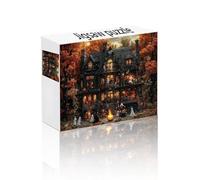 Puzzle 1500 Piezas Castillo, Obra de Arte de Juegos de Puzzle Árbol, Juegos Divertidos Dificultad Desafío Rompecabezas Adultos, Entretenimento Decoración Hogar Regalos Creativos Juguetes 4 Años M-2
