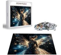 Puzzle 1500 Piezas Cielo estrellado Rompecabezas para Adultos, un Rompecabezas Desafiante, Juegos de Puzzle para Toda la Familia, Letras en la Parte Posterior, Decoración del Hogar Regalos Elfos B-499