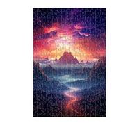 Puzzle 1500 Piezas Cielo Montaña Paisaje Juego Educativo, Imposible Difícil Desafiante para Toda La Familia, Puzzle Adultos 1500 Piezas 87x57 cm