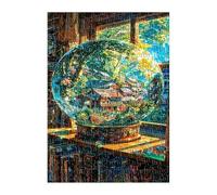 Puzzle 1500 Piezas Ciudad Paisaje, Juego Educativo, Desarrolla la Concentraciòn Mentàl y la Logica, 87x57 cm Puzzles 1500 Piezas Adultos