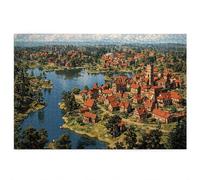 Puzzle 1500 Piezas Ciudad para Adultos, Puzzle 1500 piezasde Madera, Rompecabezas de Madera Adultos, Rompecabezas Desafiante para Toda la Familia, Regalos para Mujeres y Hombres, Tema: Paisaje H-20