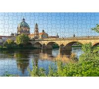 Puzzle 1500 Piezas Ciudad, Puzzle 1500 Piezas Adulto Puente, Rompecabezas de Madera para Adultos 60x90 cm, Puzzles para Toda la Familia Cuadros Decoracion Salon Modernos Regalo Mujer Hombre RXPT-5398