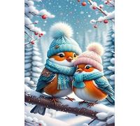 Puzzle 1500 Piezas Dibujos Animados Invierno, Puzzles Imposible, Desafiante Acertijo, Juegos de Rompecabezas para Toda la Familia, Puzzle Adultos 1500 Piezas 87 x 57 cm