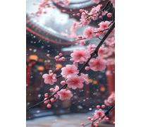 Puzzle 1500 Piezas Flores Patio, Puzzles Imposible, Desafiante Acertijo, Juegos de Rompecabezas para Toda la Familia, Puzzle Adultos 1500 Piezas 87 x 57 cm