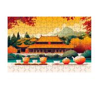 Puzzle 1500 Piezas Japón, Puzzle Otoño, Puzzles 1500 Piezas Adultos, Rompecabezas de Madera con Caja Regalo, Rompecabezas Adultos para Toda la Familia, Regalos Originales para Mujer 87x57cm -2402