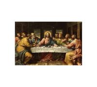 Puzzle 1500 Piezas, La última Cena Puzzle 1500 Piezas Madera 60 x 90Cm con Caja de Papel de Colores y Bolsa de Malla Portátil, Rompecabezas Hombre para Primavera Decoracion Pared Regalo LZPT-03290