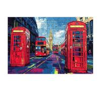 Puzzle 1500 Piezas Londres, Puzzle Retro, Puzzles 1500 Piezas Adultos, Rompecabezas de Madera con Caja Regalo, Rompecabezas Adultos para Toda la Familia, Regalos Originales para Mujer 87x57cm -1982