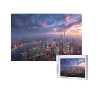 Puzzle 1500 Piezas Moderno Puzzle Adultos,Rompecabezas DIY,Ciudad Juegos de Rompecabezas para Toda la Familia,Pasatiempo Creativo Adultos,Regalos Originales para Mujer con Caja de Regalo,87x57cm,p931t