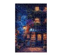 Puzzle 1500 Piezas Noche Calles, Juego Educativo, Desarrolla la Concentraciòn Mentàl y la Logica, 87x57 cm Puzzles 1500 Piezas Adultos