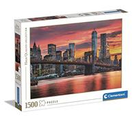 Clementoni Puzzle adulto East River al anochecer Nueva York 1500 piezas 14 años (31693)