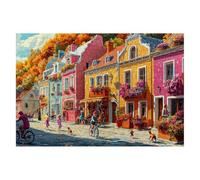 Puzzle 1500 Piezas Otoño Puzzles Ciudades Medidas 87x57cm Rompecabezas para Adultos Entretenimiento Creativo, Divertido Clásico Rompecabezas Juguetes Educativos Regalos Originales para Mujer H-86