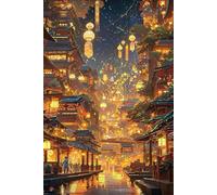 Puzzle 1500 Piezas Paisaje Ciudad Vintage, Puzzles Imposible, Desafiante Acertijo, Juegos de Rompecabezas para Toda la Familia, Puzzle Adultos 1500 Piezas 87 x 57 cm
