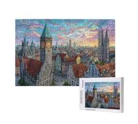 Puzzle 1500 Piezas Paisaje Puzzle Adultos,Arquitectura Rompecabezas,Juegos de Rompecabezas para Toda la Familia,Pasatiempo Creativo Adultos,Regalos Originales para Mujer,87x57cm,p880t