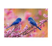 Puzzle 1500 Piezas Pájaro Puzzles Flor Medidas 87x57cm Rompecabezas para Adultos Entretenimiento Creativo, Divertido Clásico Rompecabezas Juguetes Educativos Decor Regalos Originales para Mujer K-77