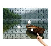 Puzzle 1500 Piezas para Adultos Bote, Puzzle Árbol Juegos Educativos Desafiando lo Imposible, Conjunto Entretenimiento Divertido y Colorido con Caja para Decoracion Hogar Regalos para Hombre W-9