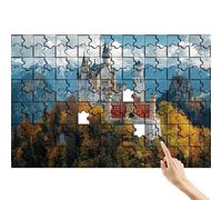 Puzzle 1500 Piezas para Adultos Castillo, Puzzle Montaña Juegos Educativos Desafiando lo Imposible, Conjunto Entretenimiento Divertido y Colorido con Caja para Decoracion Hogar Regalos para Hombre X-3