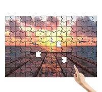 Puzzle 1500 Piezas para Adultos Muelle, Puzzle Atardecer Juegos Educativos Desafiando lo Imposible, Conjunto Entretenimiento Divertido y Colorido con Caja para Decoracion Hogar Regalos para Hombre X-5